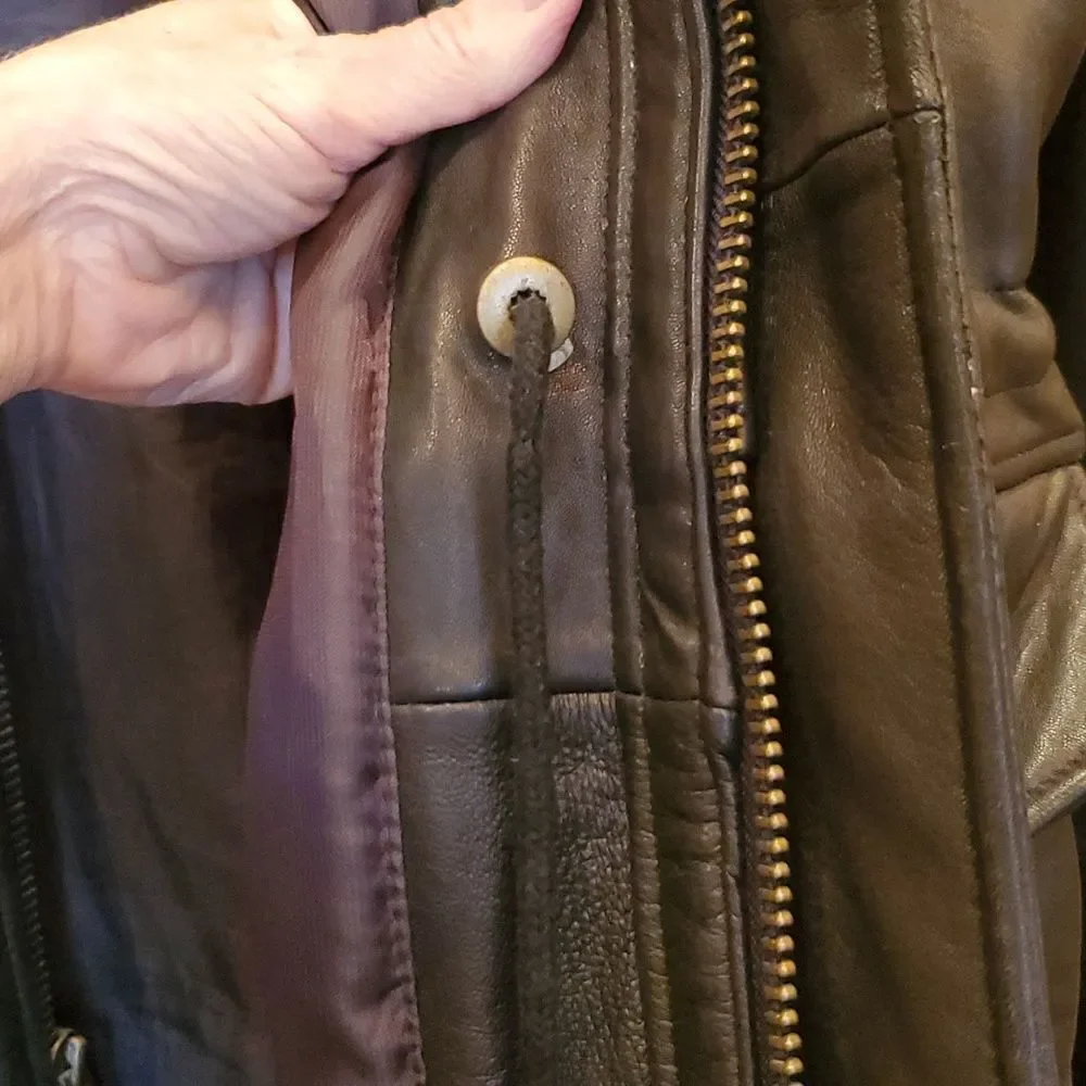 J.Park Collection Mens Leather Jacket! Size L Excellent Condition!